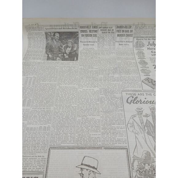 1933 Chicago Tribune Boxing Primo Carnera Wins Title French Fix Gold Navy Policy - Picture 13 of 14